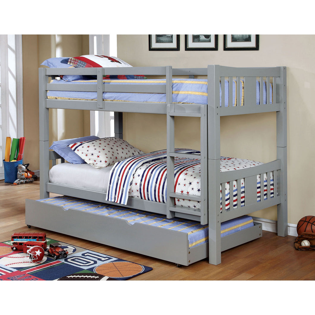 Cameron Gray Twin/Twin Bunk Bed