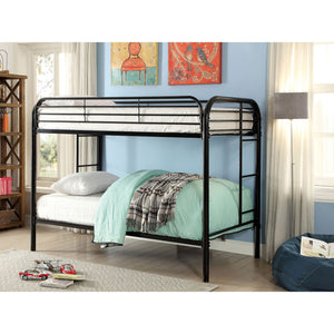 Opal Black Twin/Twin Bunk Bed