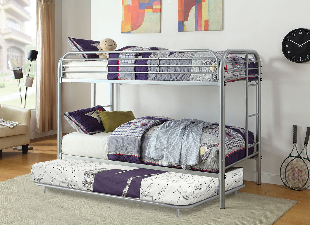 Opal Silver Twin/Twin Bunk Bed