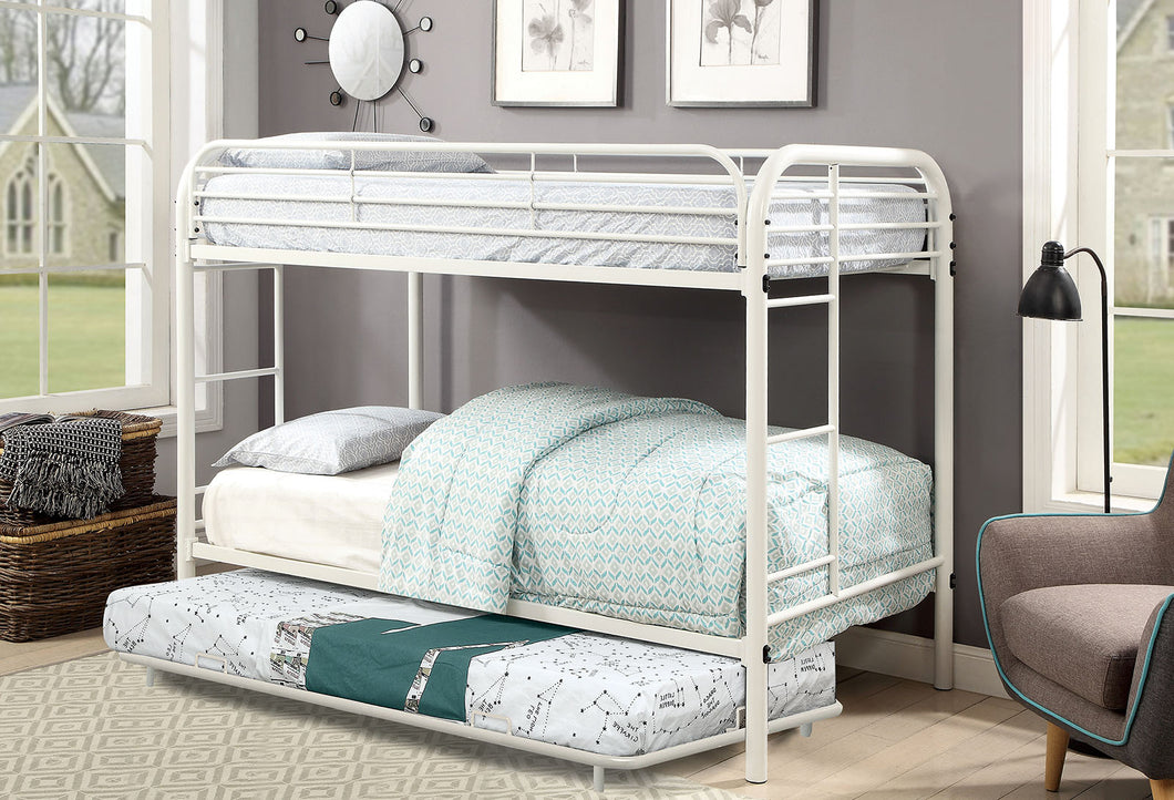 Opal White Twin/Twin Bunk Bed