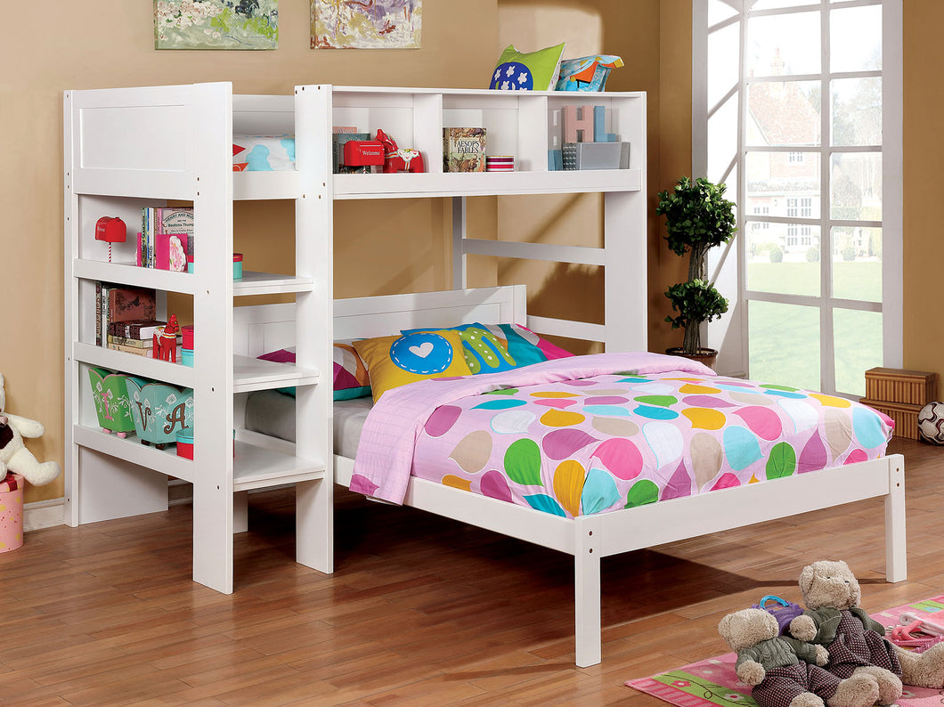 Annemarie White Twin Loft Bed