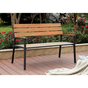 ISHA Oak Outdoor Bench