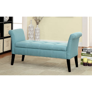 DOHENY Blue Storage Bench