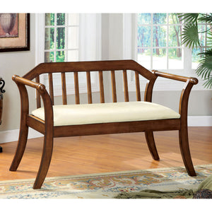 Derby Dark Oak/Beige Bench