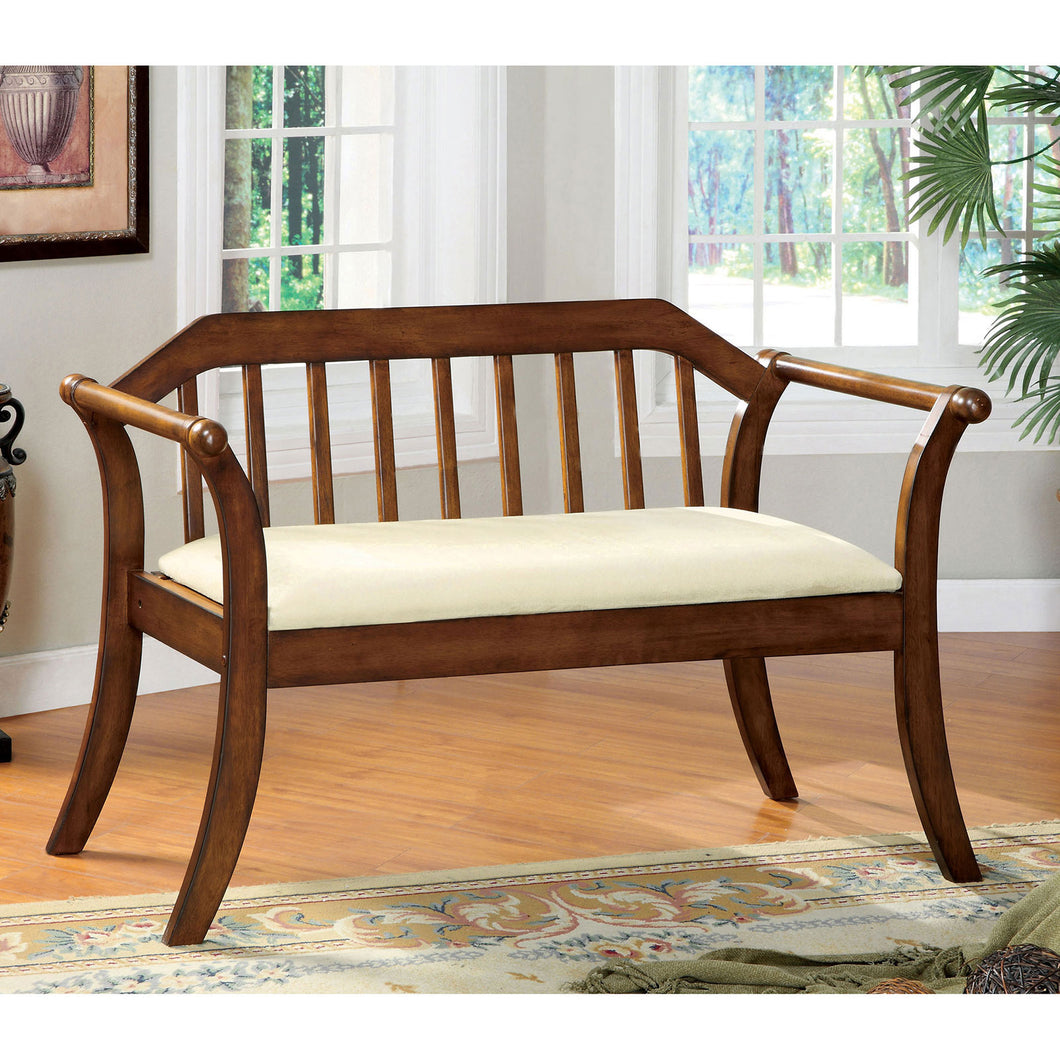 Derby Dark Oak/Beige Bench