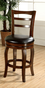 SOUTHLAND Dark Oak 24" Swivel Bar Stool