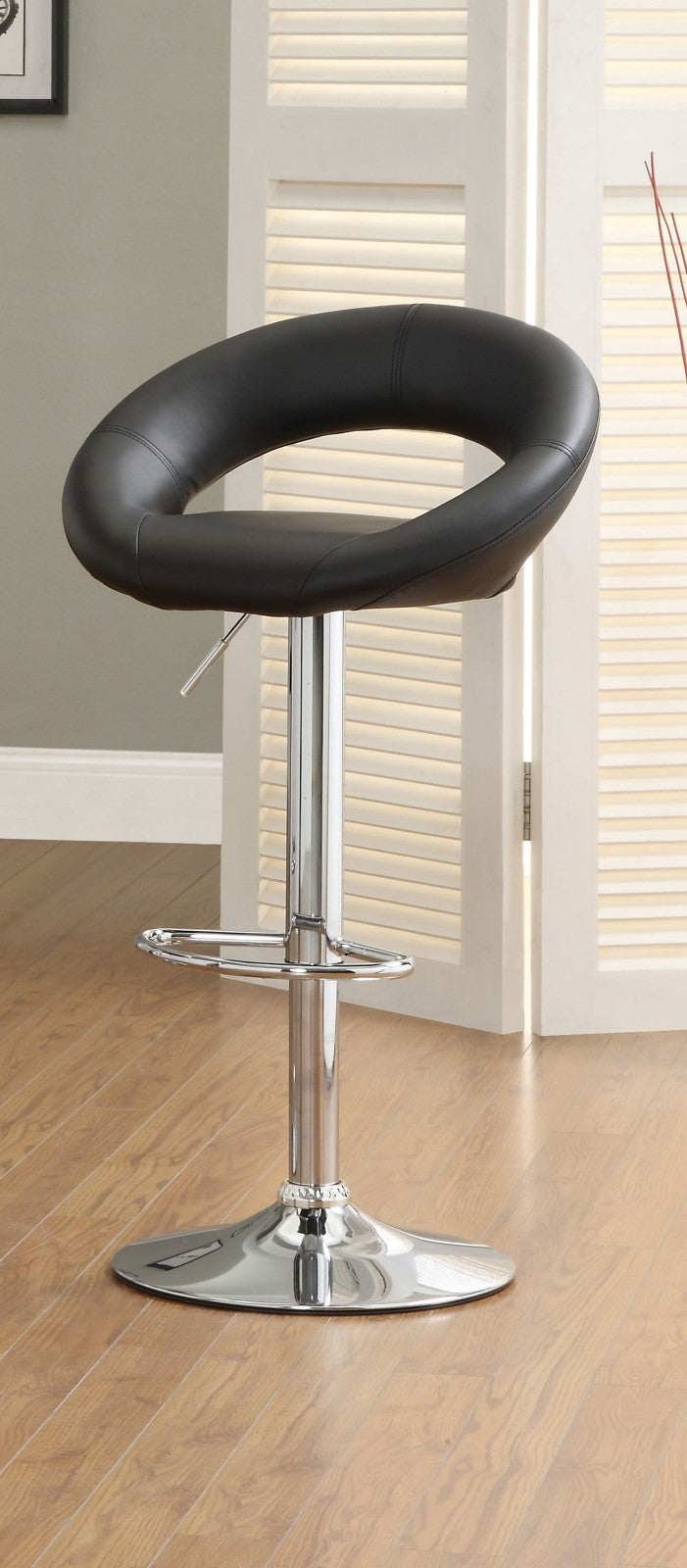 Numbi Black Bar Stool