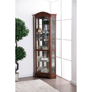 Julissa Oak Corner Cabinet