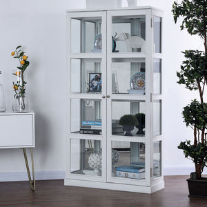 Vilas White Curio Cabinet