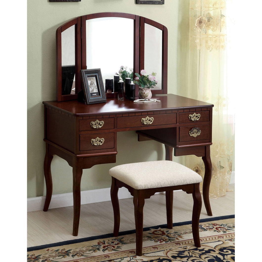 Ashland Cherry Vanity Table