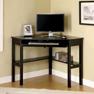 Porto Black Corner Desk