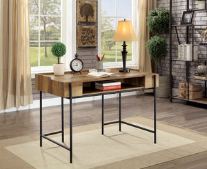 Maeve Rustic Oak/Black Desk