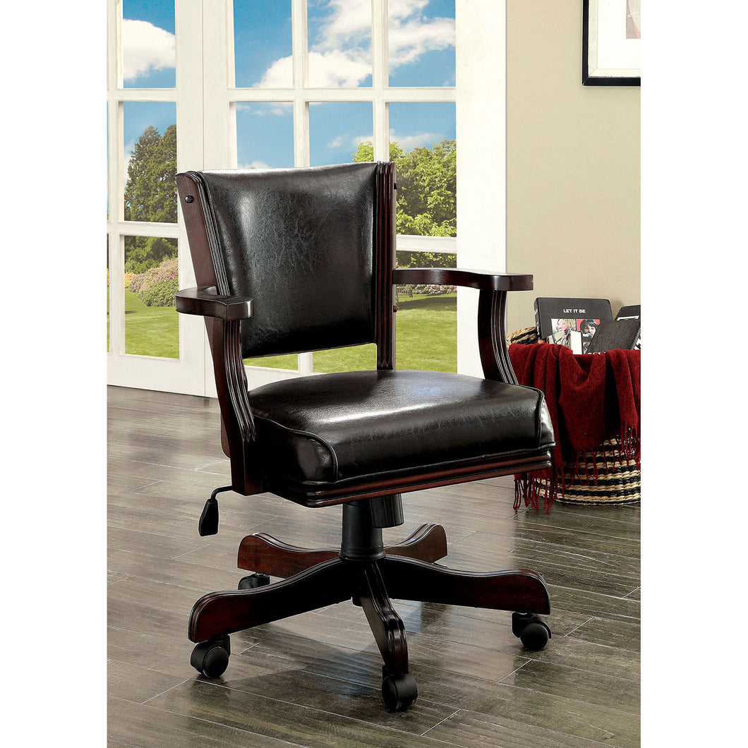 ROWAN Cherry Height-Adjustable Arm Chair