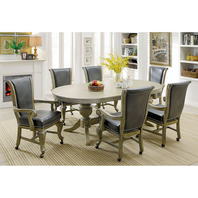 MELINA Gray 7 Pc. Dining Table Set image