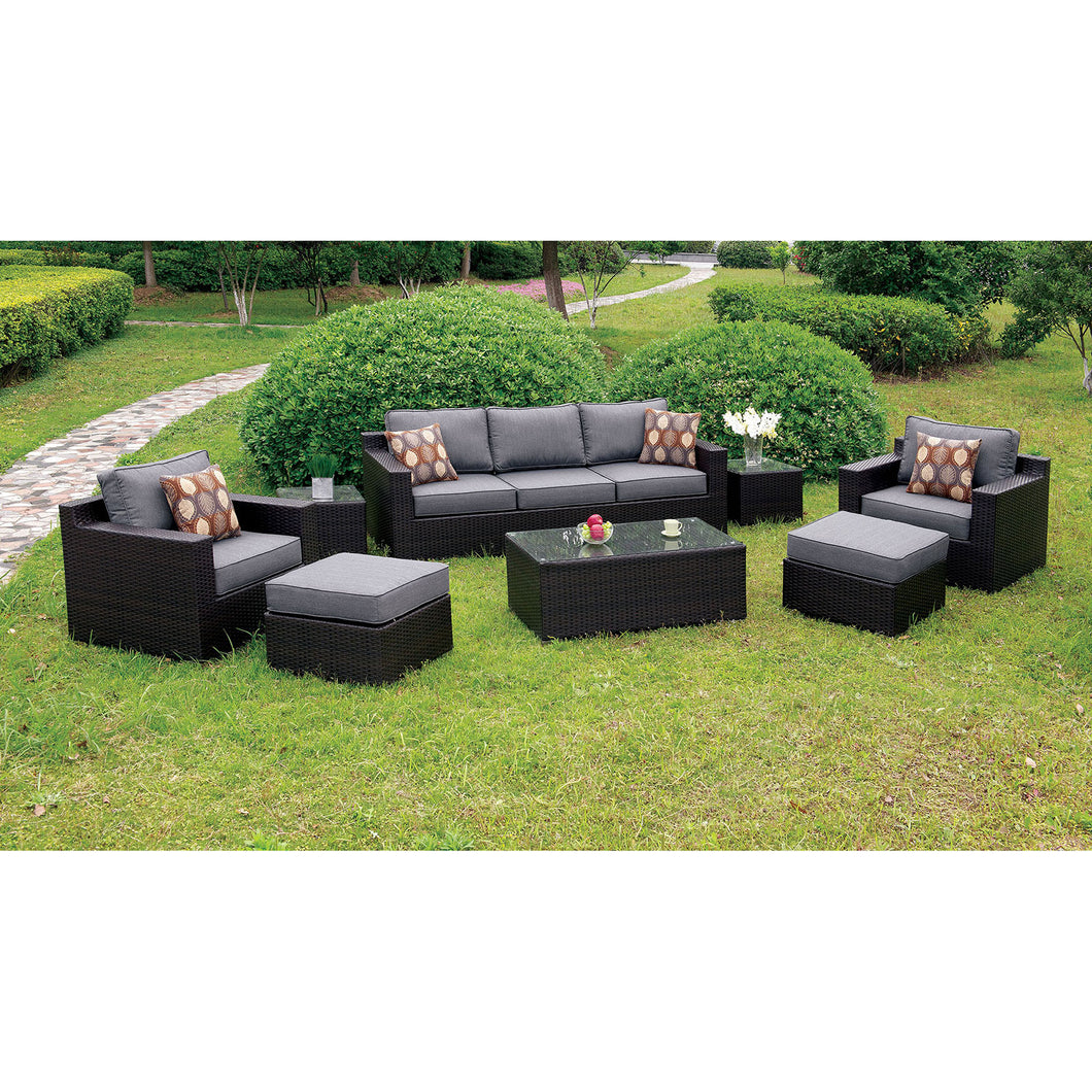 HELINA Gray 8 Pc. Patio Sofa Set