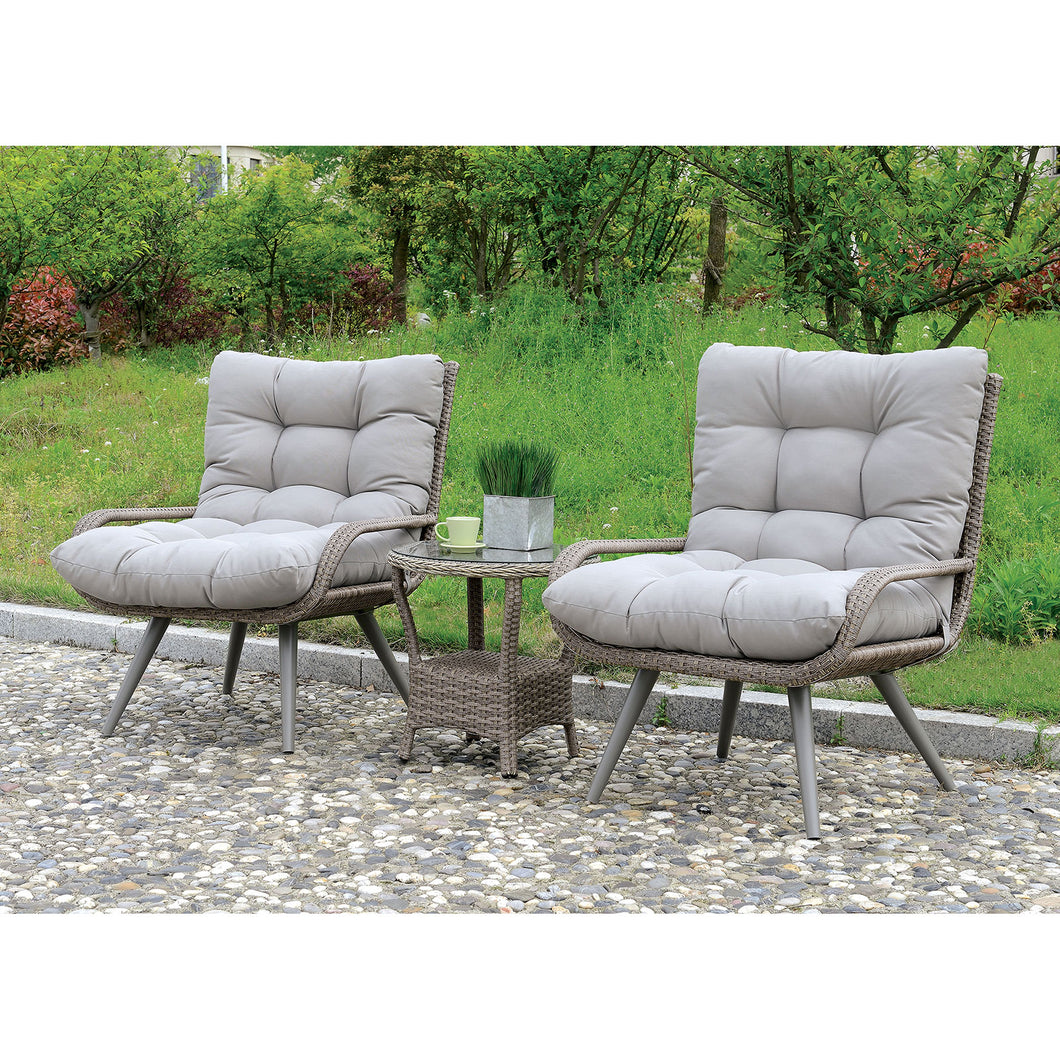 Glendive Gray 3 Pc. Patio Set