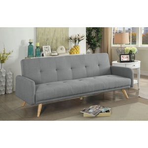 Burgos Gray/Natural Futon Sofa