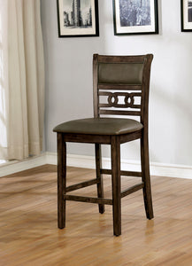 Flick Rustic Oak Counter Ht. Side Chair (2/CTN)