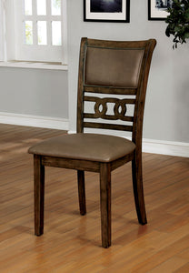 Holly Satin Walnut Side Chair (2/CTN)