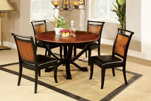 Salida I Acacia/Black 5 Pc. Dining Table Set