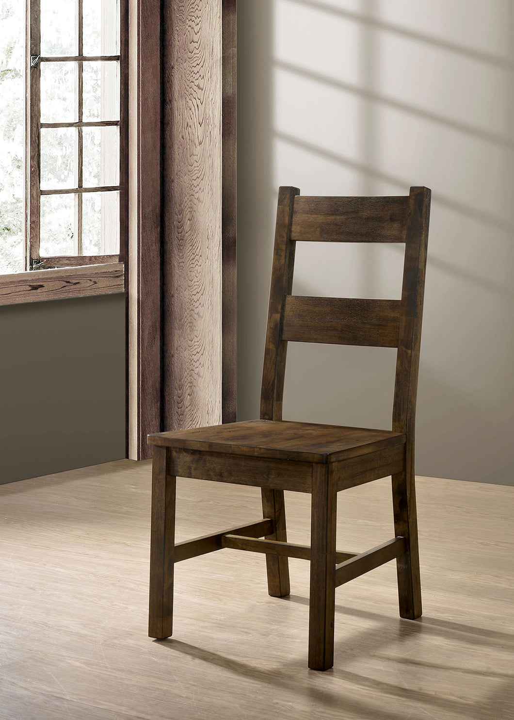 Kristen Rustic Oak Side Chair (2/CTN)