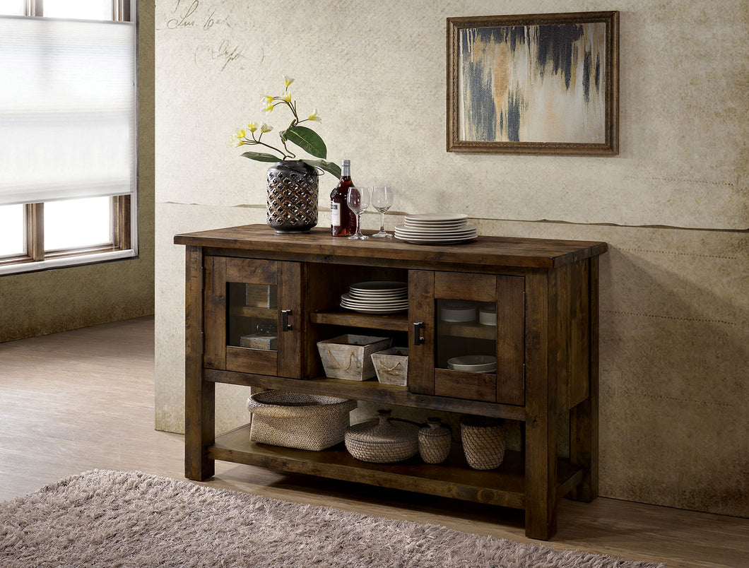 Kristen Rustic Oak Server