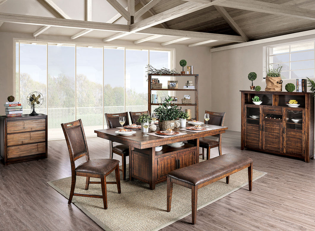 Wichita Light Walnut 6 Pc. Dining Table Set