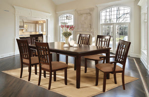 Central Park I Dark Cherry/Oak Dining Table