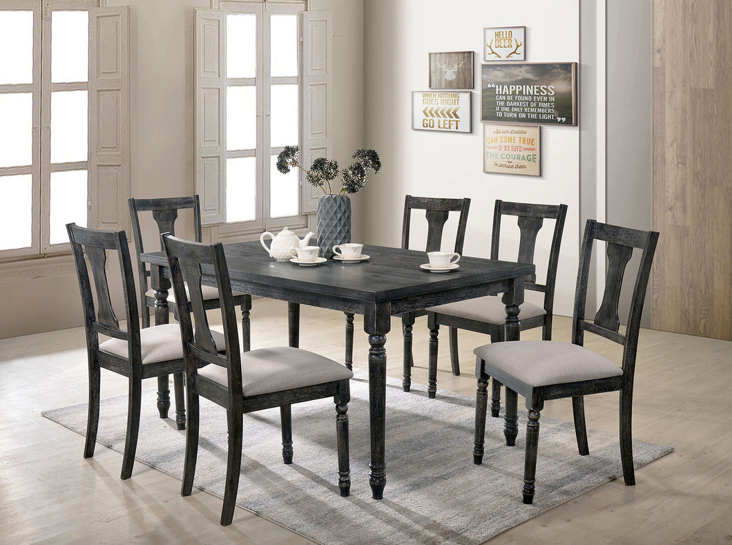 Muriel Weathered Gray Dining Table