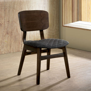 Shayna Black/Light Oak Side Chair (2/ctn)