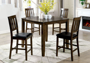 Chandler Dark Oak 5 Pc. Counter Ht. Table Set