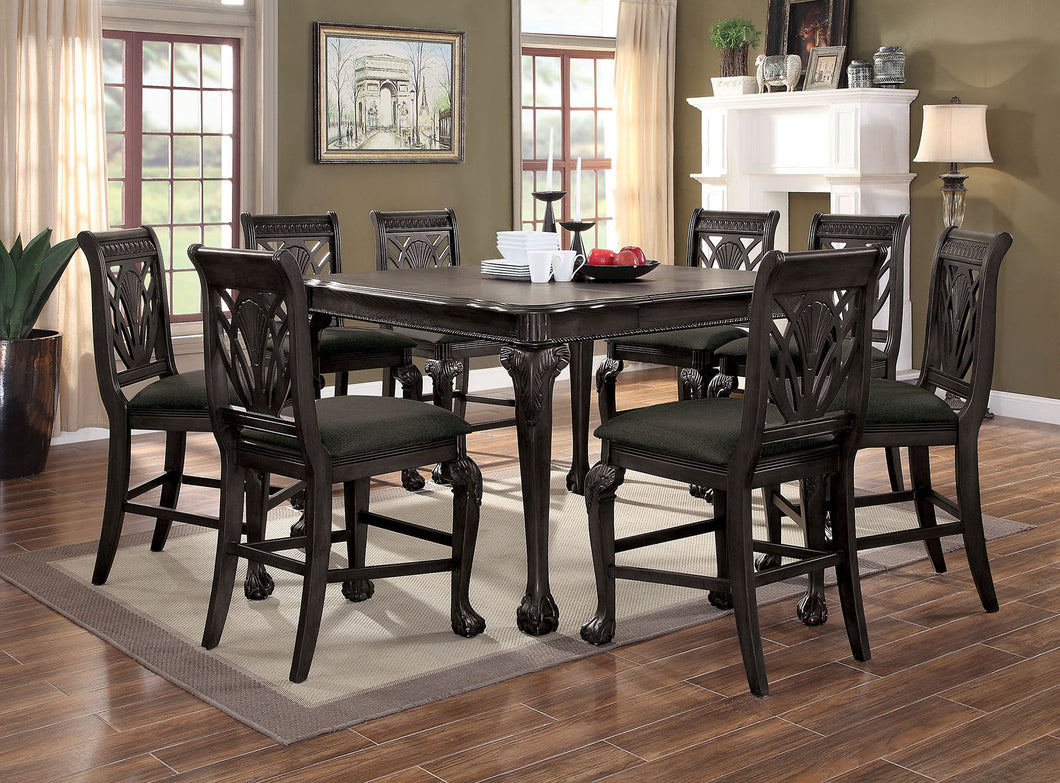 Petersburg Dark Gray 9 Pc. Counter Ht. Dining Table Set image