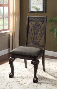 Petersburg Dark Gray Side Chair (2/CTN)