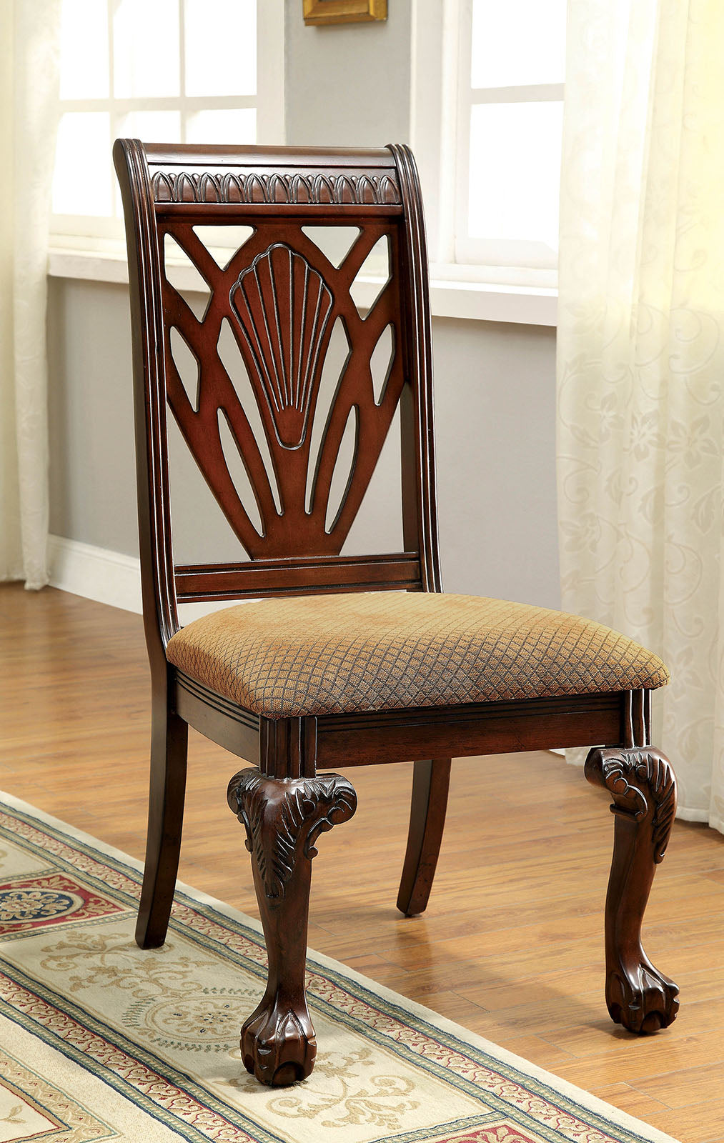 PETERSBURG I Cherry Side Chair (2/CTN) image