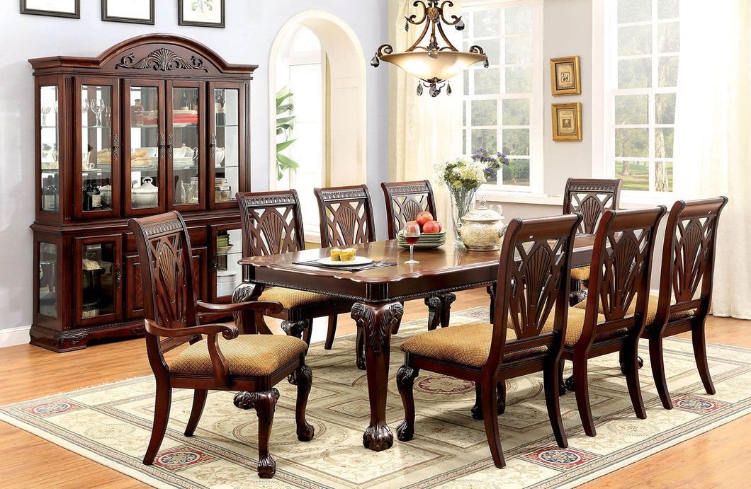 PETERSBURG I Cherry 7 Pc. Dining Table Set (2AC+4SC)