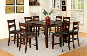 DICKINSON II Dark Cherry 7 Pc. Counter Ht. Dining Table Set