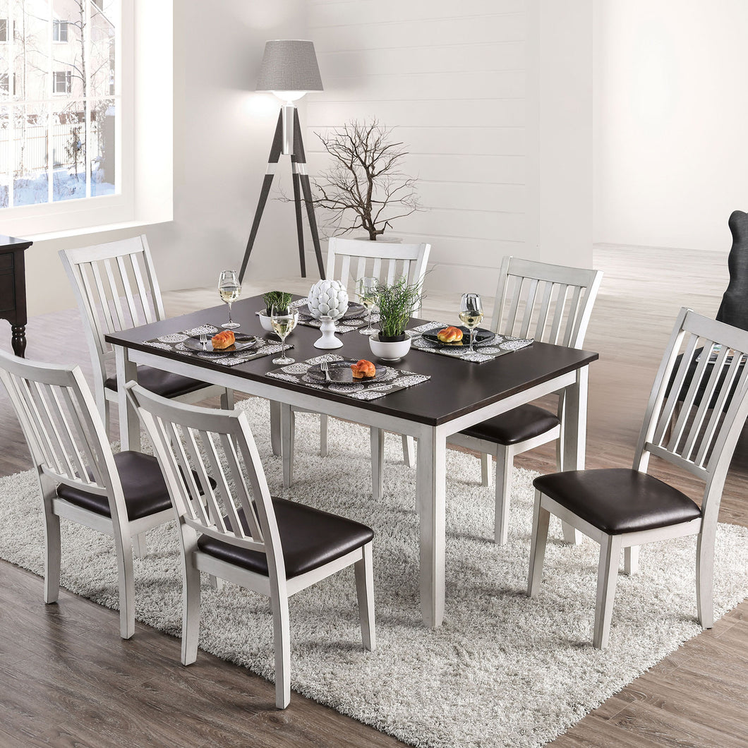 Raegan Espresso/White Dining Table