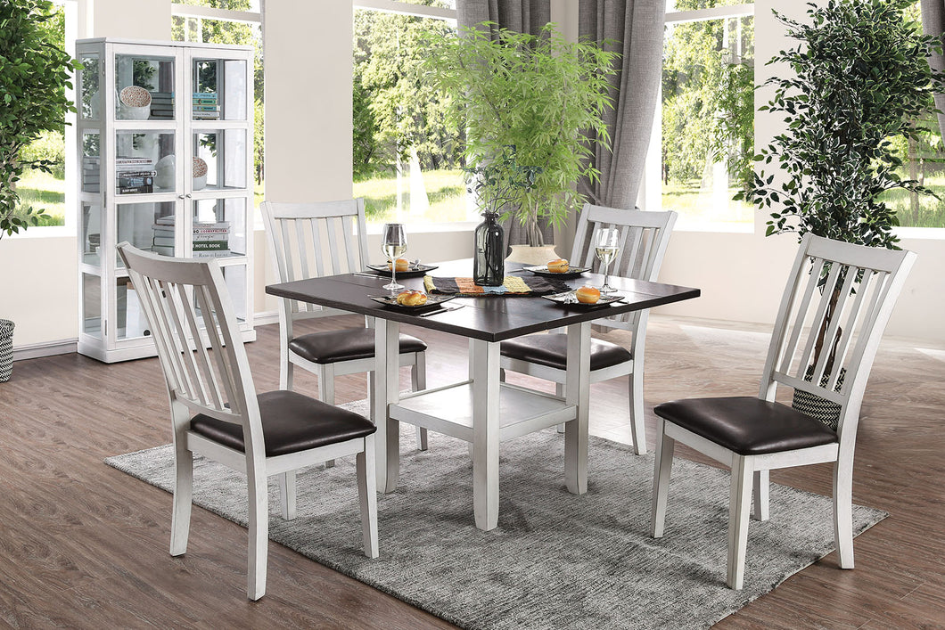 Rae Espresso/White Dining Table