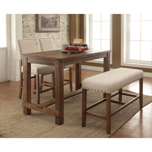 SANIA Rustic Oak Counter Ht. Table