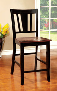 DOVER II Black/Cherry Counter Ht. Chair (2/CTN)