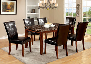 ELMORE Antique Oak 6 Pc. Dining Table Set w/ Bench