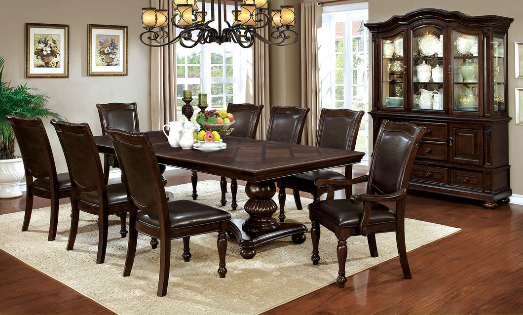 Alpena Brown Cherry 7 Pc. Dining Table Set (2AC+4SC) image