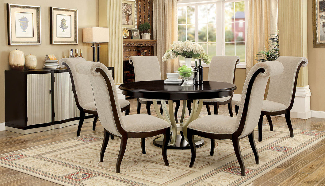 Ornette Espresso/Champagne 5 Pc. Dining Table Set