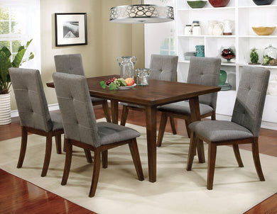 Abelone Gray, Walnut 7 Pc. Dining Table Set image