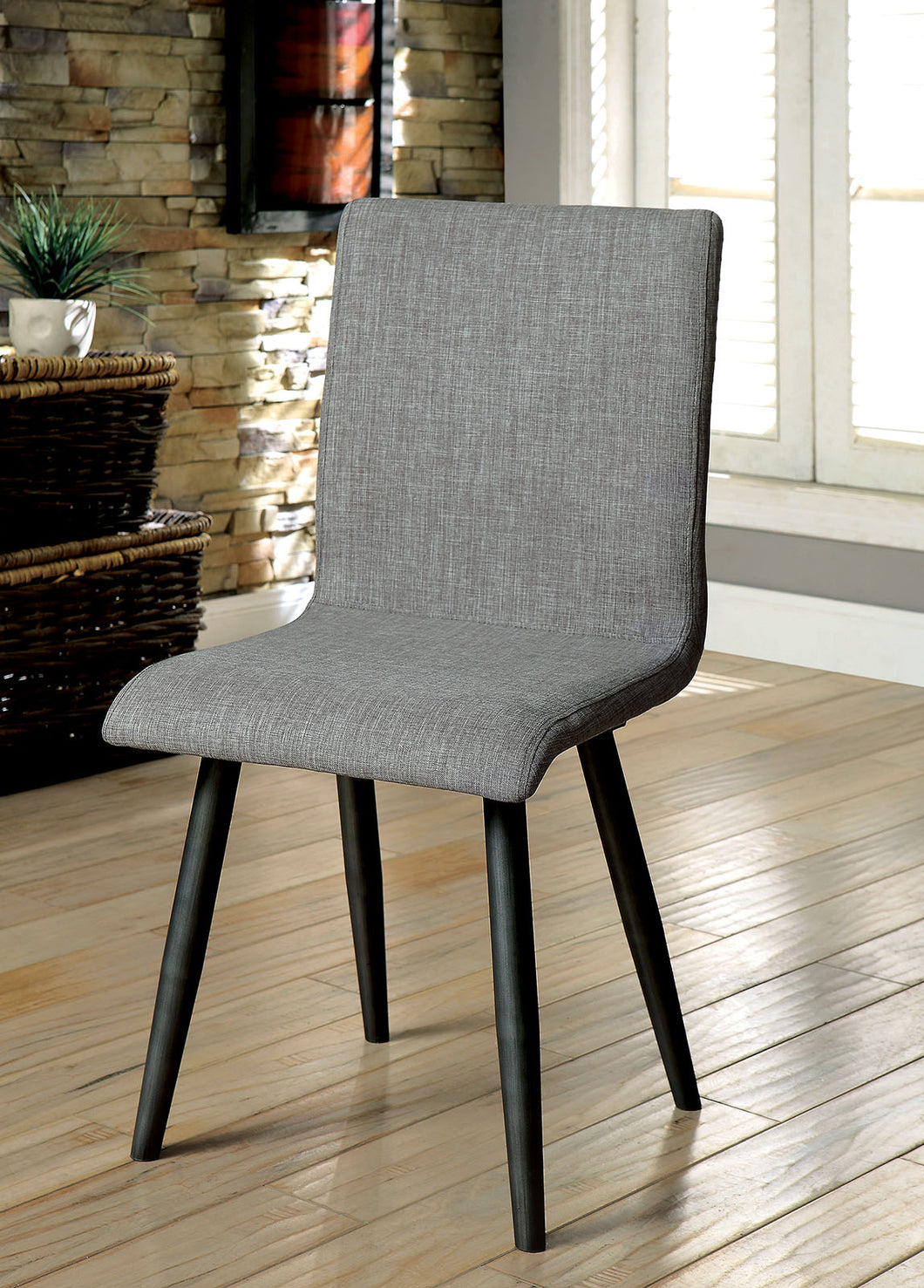 Vilhelm I Gray Side Chair (2/CTN)