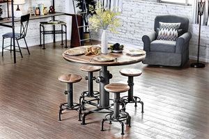 Foskey Antique Black 5 Pc. Dining Table Set