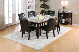 Marstone Brown Cherry 5 Pc. Dining Table Set