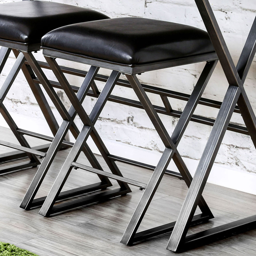 Weathered Gray Bar Stool (2/CTN)