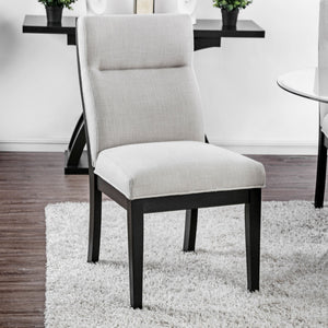 Jasmin Black/White Side Chair (2/CTN)