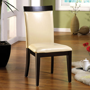 Downtown I Espresso/Ivory Side Chair (2/CTN)